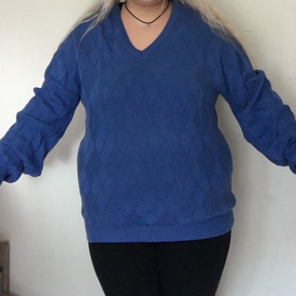 Tan Grandpa Sweater (Also Available in Blue) - Picture 2 of 4